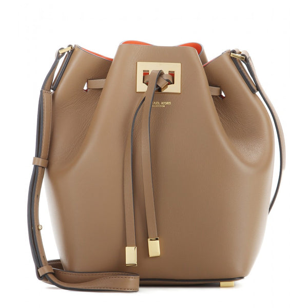 Miranda medium leather bucket bag