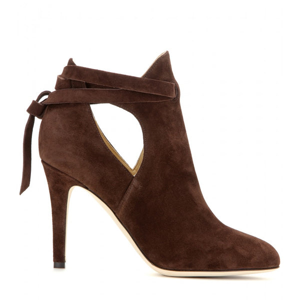 Marina 90 suede ankle boots