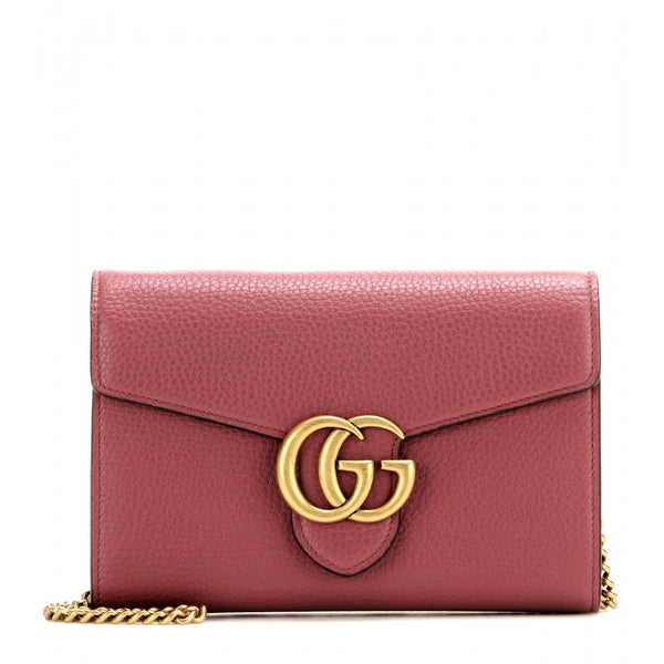 GG Small leather shoulder bag