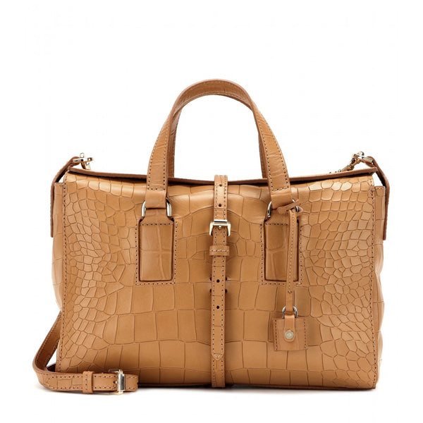 Small Roxette embossed leather bag