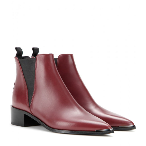 Jensen leather ankle boots