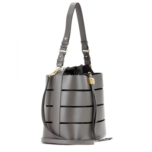 Sansy leather bucket bag