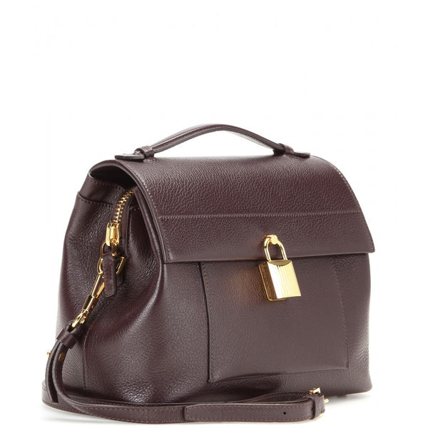 Padlock Trapeze leather shoulder bag