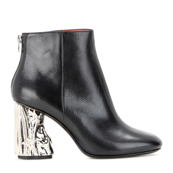 Ora Palm embellished leather ankle boots