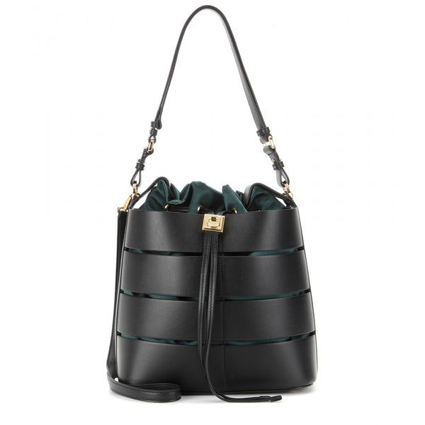 Sansy leather bucket bag