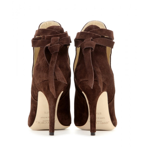 Marina 90 suede ankle boots