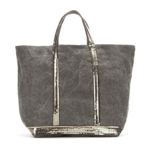 Cabas Grand embellished cotton shopper