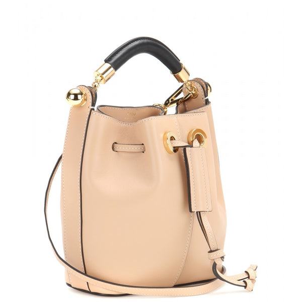 Gala Small leather bucket bag