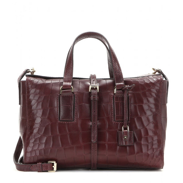 Small Roxette embossed leather bag