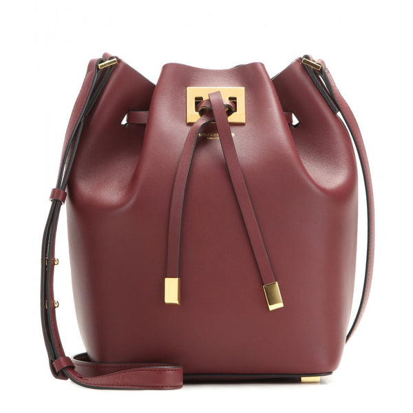 Miranda medium leather bucket bag