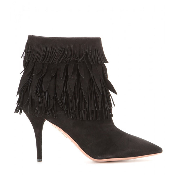 Sasha fringed suede ankle boots