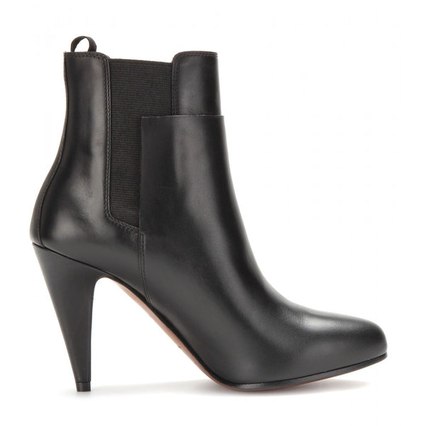 Leather ankle boots