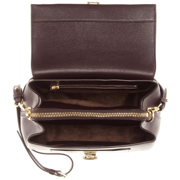 Padlock Trapeze leather shoulder bag