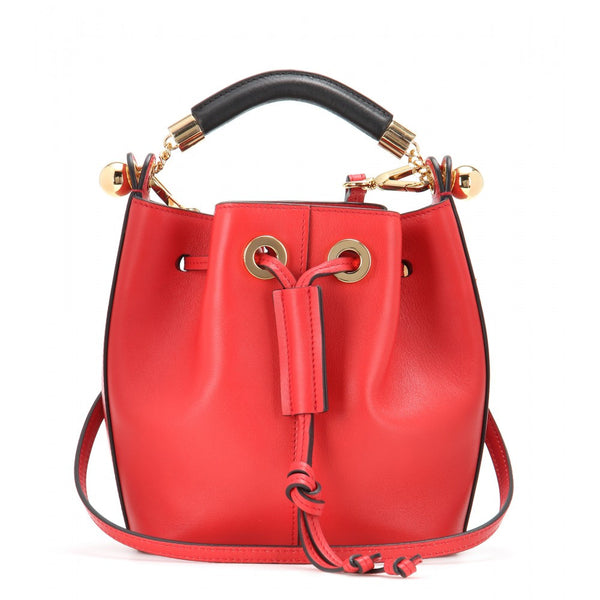 Gala Small leather bucket bag