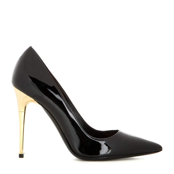 Patent leather pumps