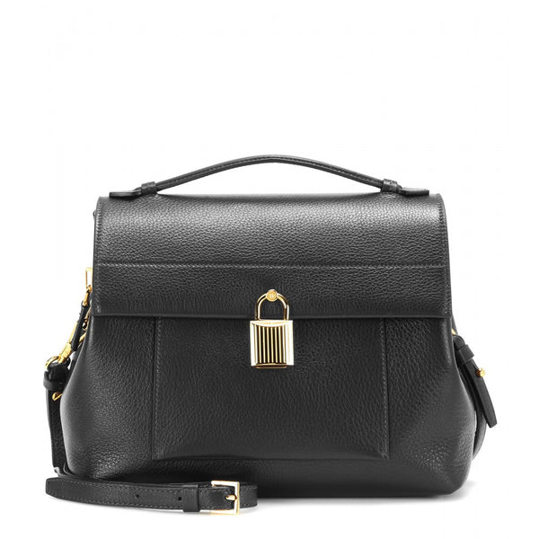 Padlock Trapeze leather shoulder bag