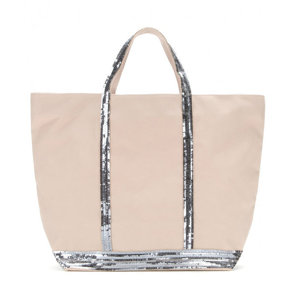 Cabas Grand embellished cotton shopper