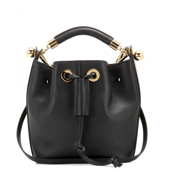 Gala Small leather bucket bag